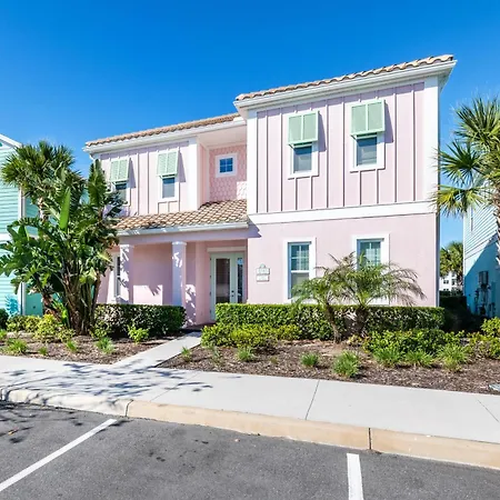 This Pink Cottage Near Disney With Margaritaville Resort Island H20 Access - 8141Su